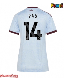 Aston Villa Pau Torres #14 Tricou Fotbal Replică 2026-27 Femei Treilea Aston Villa Pau Torres #14 Tricou Fotbal Replică 2026-27 Femei Treilea